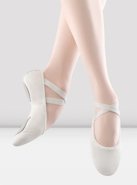 Bloch S0208L Prolite II Ladies White Leather Split Sole Ballet Slippers
